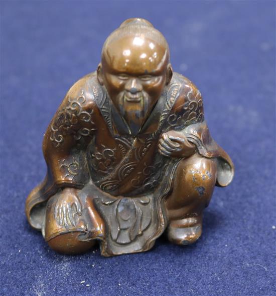 A group of Oriental and silver items